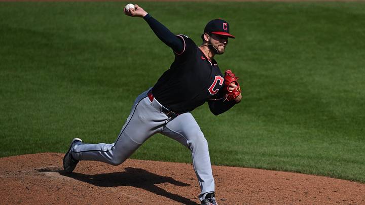 Sep 7, 2026; Baltimore, Maryland, USA; Cleveland Guardians pitcher Slade Cecconi (44) pitches in the fifth inning against the Baltimore Orioles at Oriole Park at Camden Yards. Mandatory Credit: Jamie Sabau-Imagn Images Sep 7, 2026; Baltimore, Maryland, USA; Cleveland Guardians pitcher Slade Cecconi (44) pitches in the fifth inning against the Baltimore Orioles at Oriole Park at Camden Yards. Mandatory Credit: Jamie Sabau-Imagn Images