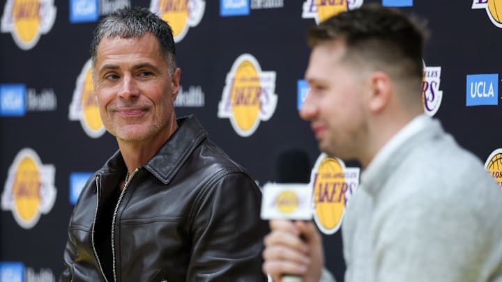 Los Angeles Lakers Introduce Luka Doncic, Maxi Kleber & Markieff Morris