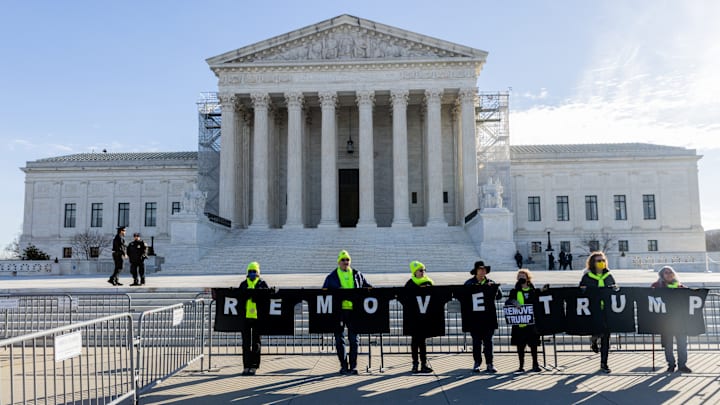 U.S. Supreme Court Hears Arguments On 14th Amendment And Trump