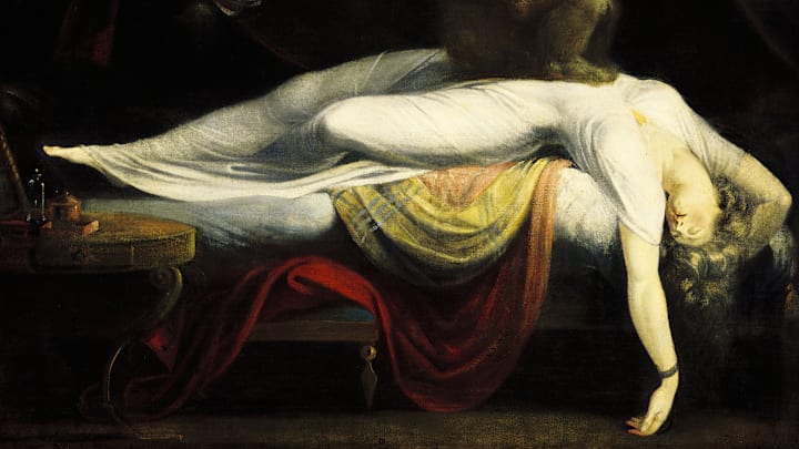 A haunting depiction of a woman in distress in John Henry Fuseli’s "The Nightmare" (1781).
