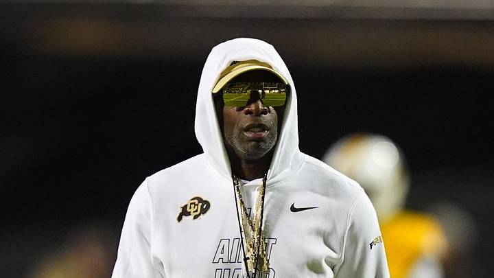 Sep 20, 2025; Boulder, Colorado, USA; Colorado Buffaloes head coach Deion Sanders before the game against the Wyoming Cowboys at Folsom Field. Mandatory Credit: Ron Chenoy-Imagn Images Sep 20, 2025; Boulder, Colorado, USA; Colorado Buffaloes head coach Deion Sanders before the game against the Wyoming Cowboys at Folsom Field. Mandatory Credit: Ron Chenoy-Imagn Images