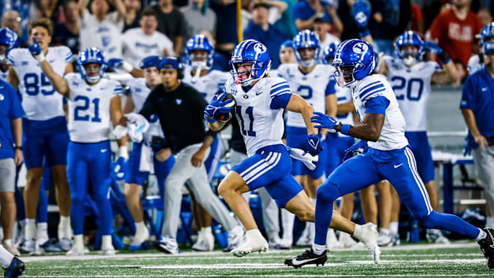 BYU wide receiver Parker Kingston against Arizona