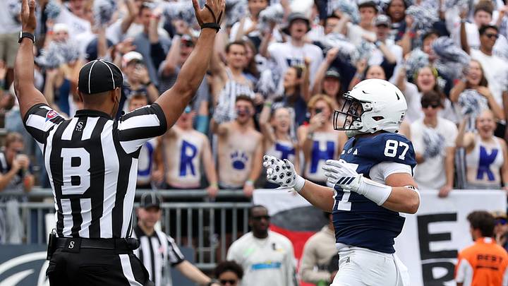 Penn State Nittany Lions tight end Andrew Rappleyea (87) Penn State Nittany Lions tight end Andrew Rappleyea (87)
