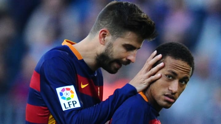 Pique et Neymar - FC Barcelone