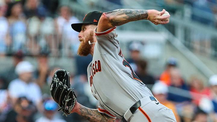 San Francisco Giants starting pitcher Carson Whisenhunt San Francisco Giants starting pitcher Carson Whisenhunt