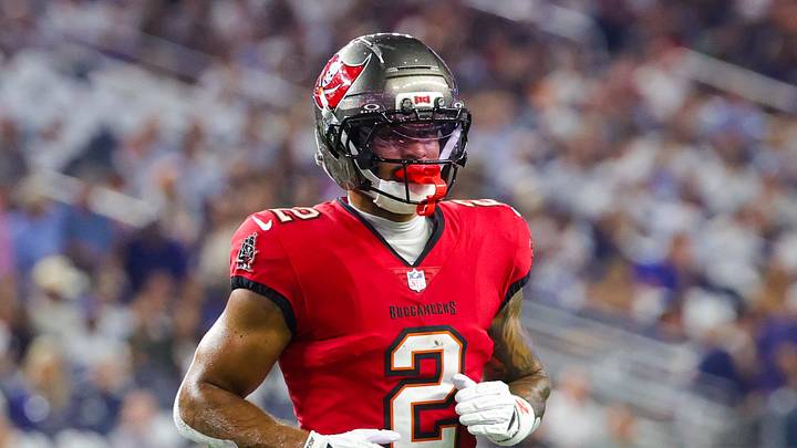 Tampa Bay Buccaneers wide receiver Emeka Egbuka. Tampa Bay Buccaneers wide receiver Emeka Egbuka.