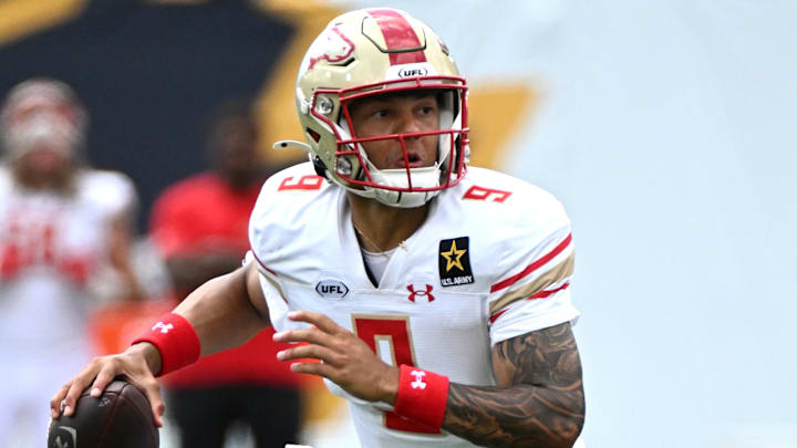 Adrian Martinez looks to make a play
