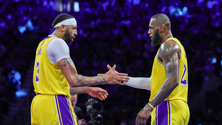 Anthony Davis, LeBron James, Los Angeles Lakers