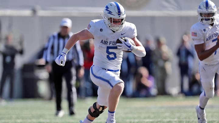 Air Force Falcons running back Dylan Carson.