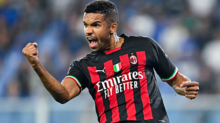 Junior Messias balançou a rede para o Milan neste sábado Junior Messias balançou a rede para o Milan neste sábado