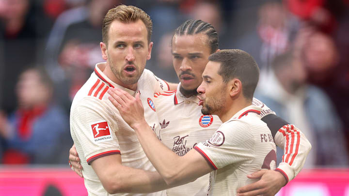 Harry Kane marcou e Leroy Sané fez outros dois em Munique