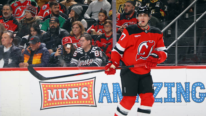 Simon Nemec of the New Jersey Devils