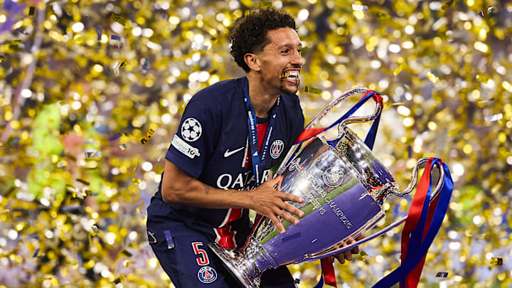 Marquinhos et le PSG ont été célébrés par le rappeur Booba. Marquinhos et le PSG ont été célébrés par le rappeur Booba.