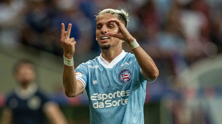 Biel deve se manter no ataque pronto para marcar pelo Bahia dentro da Arena Fonte Nova Biel deve se manter no ataque pronto para marcar pelo Bahia dentro da Arena Fonte Nova