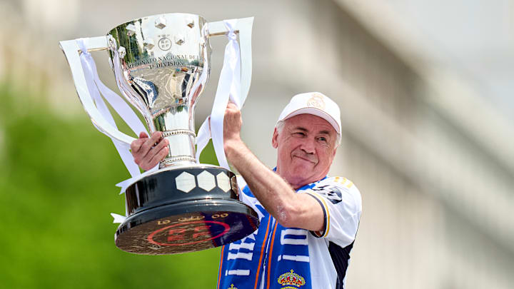 Real Madrid Celebrate Winning The LaLiga Title