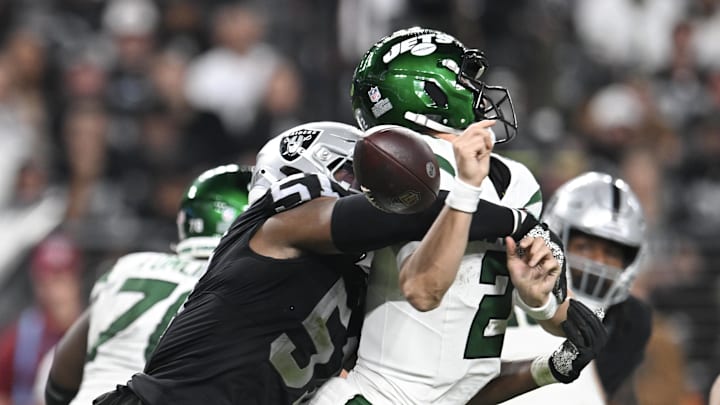 Las Vegas Raiders defensive end Malcolm Koonce