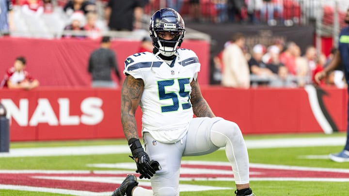 Dre'Mont Jones of the Seattle Seahawks