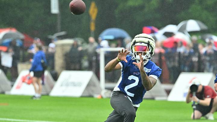 DJ Moore was traded to the Bills in March following a subpar 2025 season, by his standards, with the Bears. DJ Moore was traded to the Bills in March following a subpar 2025 season, by his standards, with the Bears.
