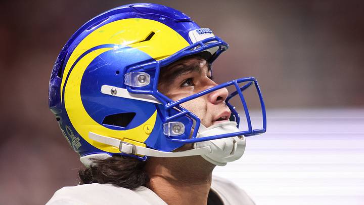 Los Angeles Rams wide receiver Puka Nacua. Los Angeles Rams wide receiver Puka Nacua.