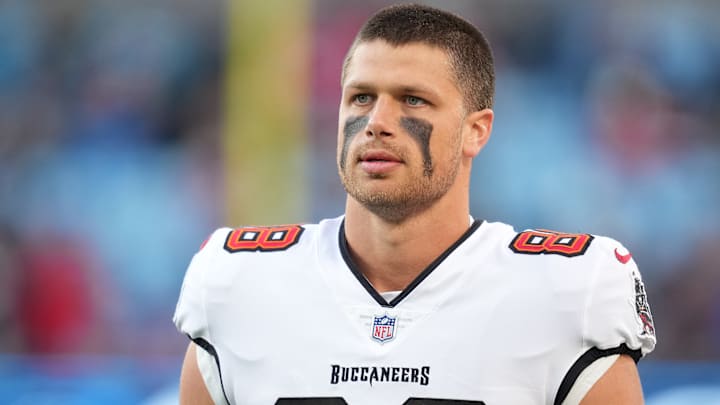 Tampa Bay Buccaneers tight end Cade Otton is among the players inactive for Sunday's game against the Carolina Panthers.