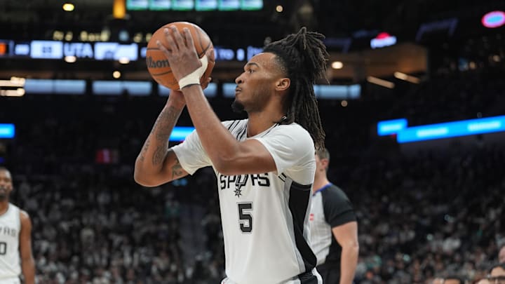 San Antonio Spurs guard Stephon Castle is a solid prop target on Thursday.