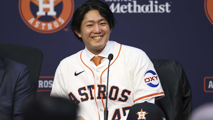 Houston Astros pitcher Tatsuya Imai.