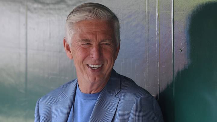 May 17, 2026; Pittsburgh, Pennsylvania, USA; Philadelphia Phillies president of baseball operations Dave Dombrowski looks on in the dugout before the game against the Pittsburgh Pirates at PNC Park. Mandatory Credit: Charles LeClaire-Imagn Images May 17, 2026; Pittsburgh, Pennsylvania, USA; Philadelphia Phillies president of baseball operations Dave Dombrowski looks on in the dugout before the game against the Pittsburgh Pirates at PNC Park. Mandatory Credit: Charles LeClaire-Imagn Images