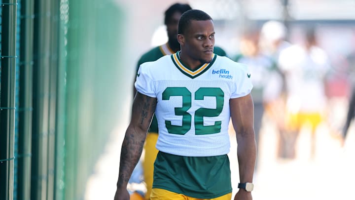 Green Bay Packers running back MarShawn Lloyd Green Bay Packers running back MarShawn Lloyd