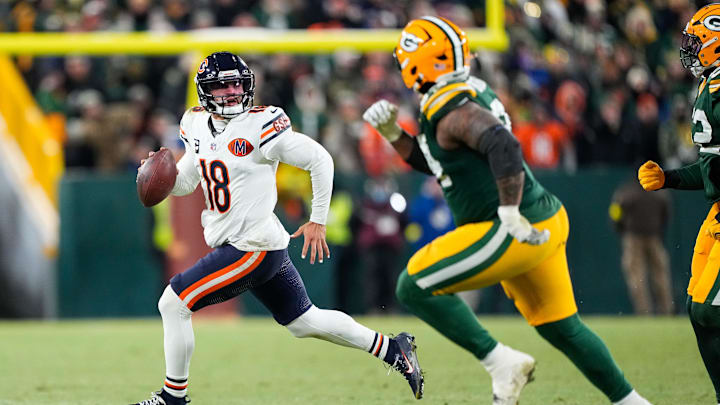 Caleb Williams and the Bears will take on the Packers for the second time this month.