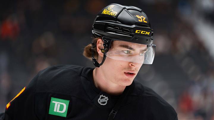 Apr 7, 2026; Vancouver, British Columbia, CAN; Vancouver Canucks forward Liam Ohgren (92) skates in warm up prior to a game against the Vegas Golden Knights at Rogers Arena. Mandatory Credit: Bob Frid-Imagn Images Apr 7, 2026; Vancouver, British Columbia, CAN; Vancouver Canucks forward Liam Ohgren (92) skates in warm up prior to a game against the Vegas Golden Knights at Rogers Arena. Mandatory Credit: Bob Frid-Imagn Images