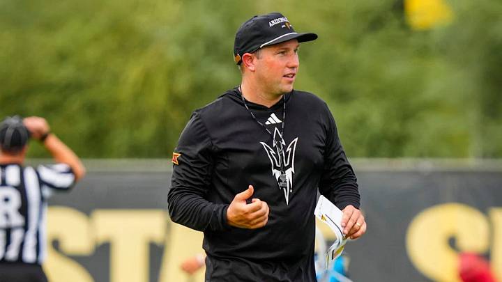 Arizona State head coach Kenny Dillingham and Sun Devils football returned to the practice field on Tuesday, Sept. 15, in London.