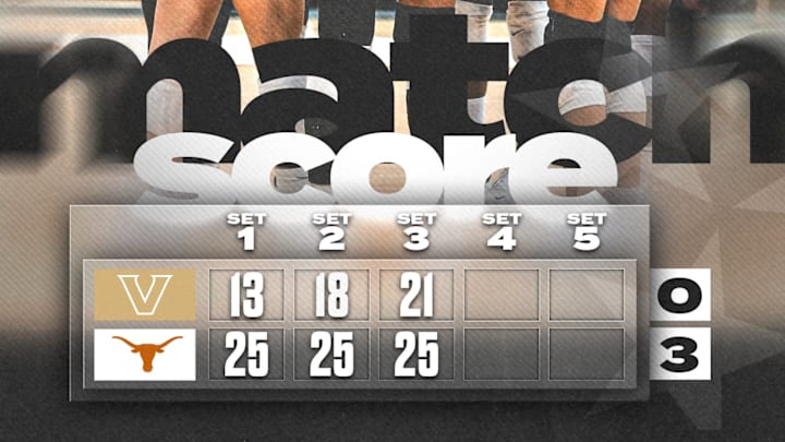 Vanderbilt volleyball loses to Texas
