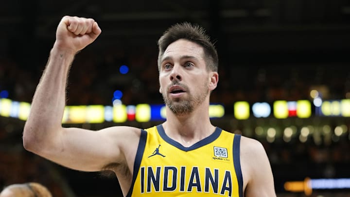 Indiana Pacers guard T.J. McConnell on Jun 19, 2025. Indiana Pacers guard T.J. McConnell on Jun 19, 2025.
