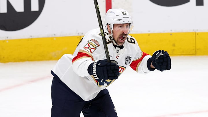Brad Marchand scored a crucial goal for the Florida Panthers in Game 1 of the Stanley Cup Final.
