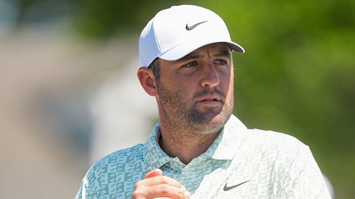 Scottie Scheffler is looking to make a move at the Masters on Friday.