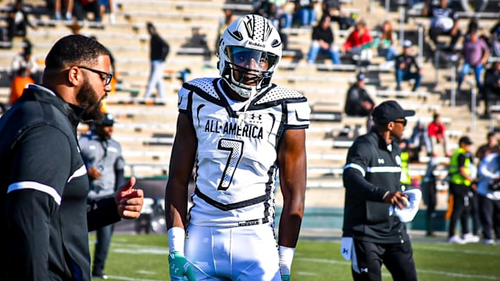 South Carolina target and No. 1 player in the class of 2026, Zion Elee, showcases his dominance during the Under Armour All-America Game on November 2. South Carolina target and No. 1 player in the class of 2026, Zion Elee, showcases his dominance during the Under Armour All-America Game on November 2.