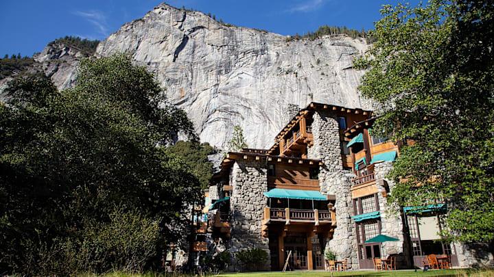 The Ahwahnee Hotel in Yosemite National Park, California.