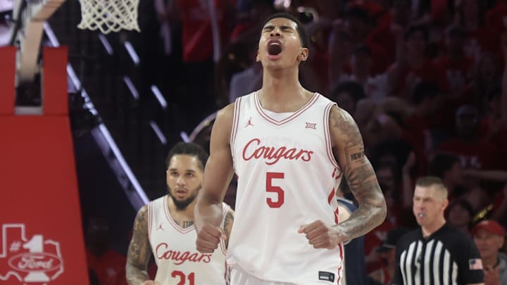 Houston is a road favorite against Kansas on Monday night. Houston is a road favorite against Kansas on Monday night.