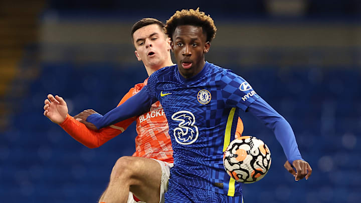 Jake Daniels (hier gegen den FC Chelsea im FA Youth Cup)