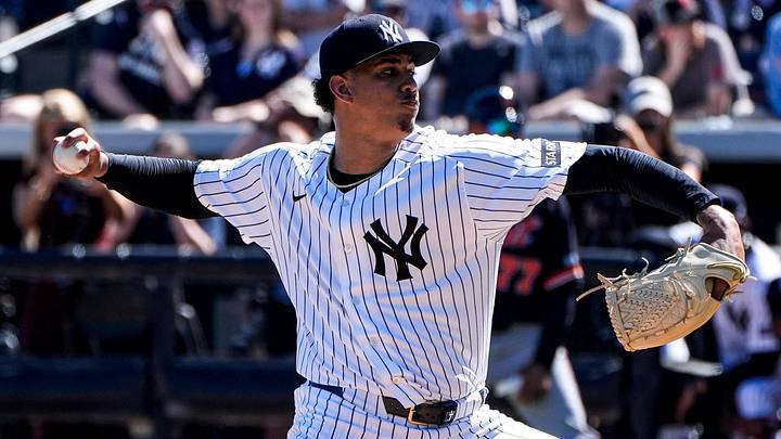 New York Yankees pitcher Carlos Lagrange. New York Yankees pitcher Carlos Lagrange.