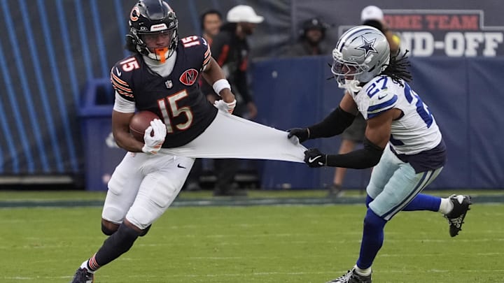 Rome Odunze has a favorable matchup this week after his TD streak was ended by a controversial call. Rome Odunze has a favorable matchup this week after his TD streak was ended by a controversial call.