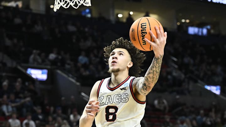 Gonzaga is favored against Texas in the Round of 32. Gonzaga is favored against Texas in the Round of 32.