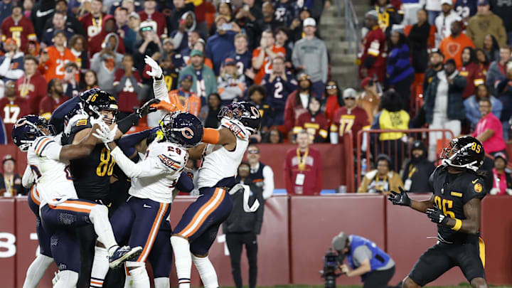 The defining moment in the season for the Bears and for their defense as the Hail Mary works for Washington, starting a free fall for Chicago.