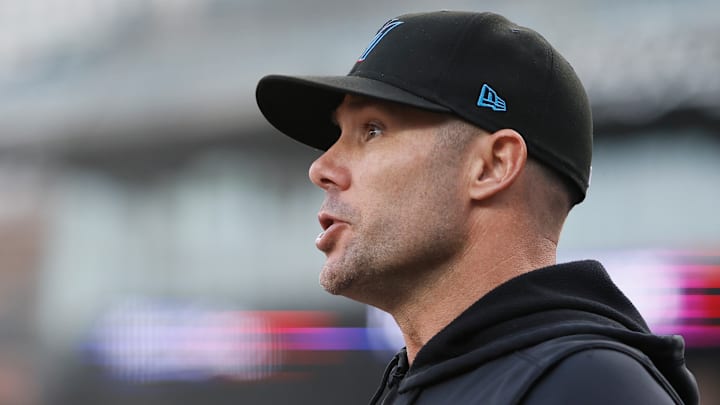 Miami Marlins manager Skip Schumaker