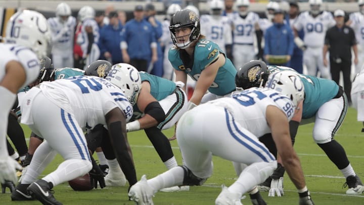 The Jaguars are road favorites against the Colts in NFL Week 17 action.