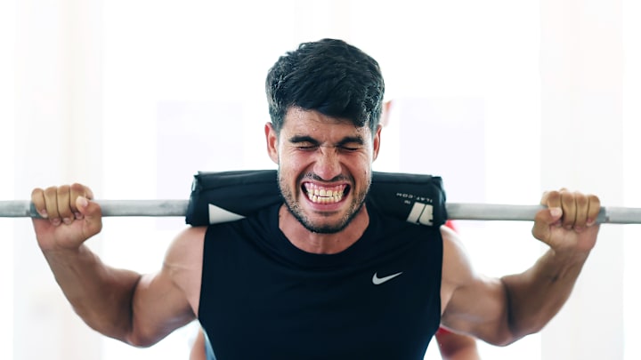 Carlos Alcaraz Training Session