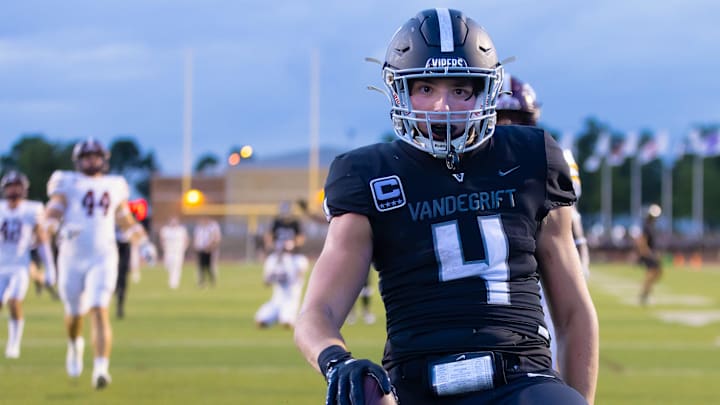 Vandegrift running back Brendan Fournier. Vandegrift running back Brendan Fournier.
