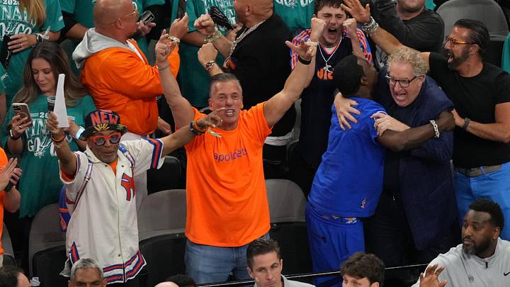 Knicks fans made their presence felt in San Antonio for Game 1 of the NBA Finals.