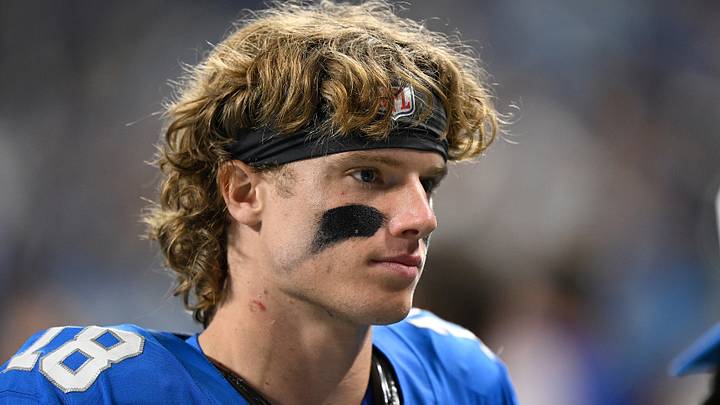 Aug 16, 2025; Detroit, Michigan, USA; Detroit Lions wide receiver Isaac TeSlaa (18) walks off the field after their preseason game against the Miami Dolphins at Ford Field. Mandatory Credit: Lon Horwedel-Imagn Images Aug 16, 2025; Detroit, Michigan, USA; Detroit Lions wide receiver Isaac TeSlaa (18) walks off the field after their preseason game against the Miami Dolphins at Ford Field. Mandatory Credit: Lon Horwedel-Imagn Images