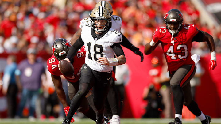 New Orleans Saints QB Spencer Rattler